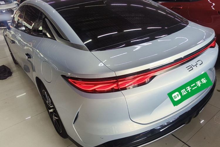 Used BYD Han L 2025 EV Four-Wheel Drive LiDAR Flagship Model Rear Left 45 Deg