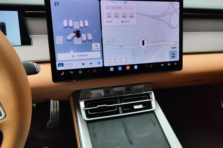 Used BYD Han L 2025 DM-p Four-Wheel-Drive LiDAR Flagship Model Audio And AC Panel