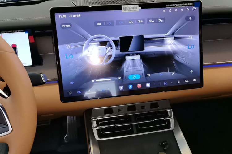 Used BYD Han L 2025 DM-p Four-Wheel-Drive LiDAR Flagship Model Audio And AC Panel