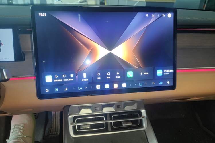 Used BYD Han L 2025 DM-p Four-Wheel-Drive LiDAR Flagship Model Audio And AC Panel