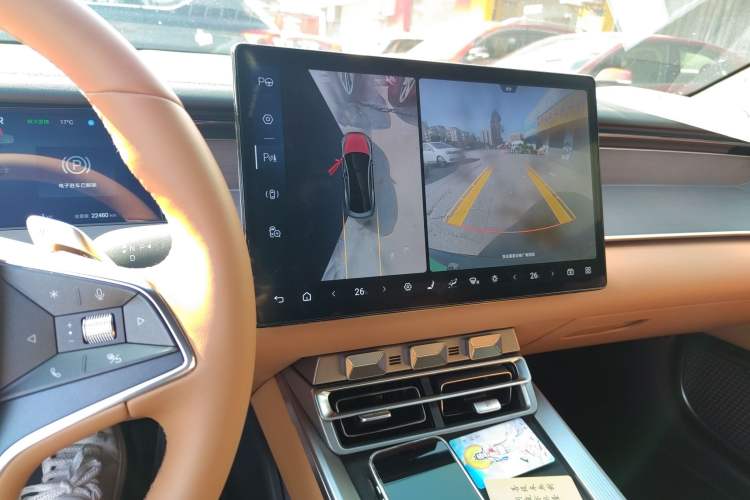 Used BYD Han L 2025 EV 701 km LiDAR Flagship Edition Audio And AC Panel