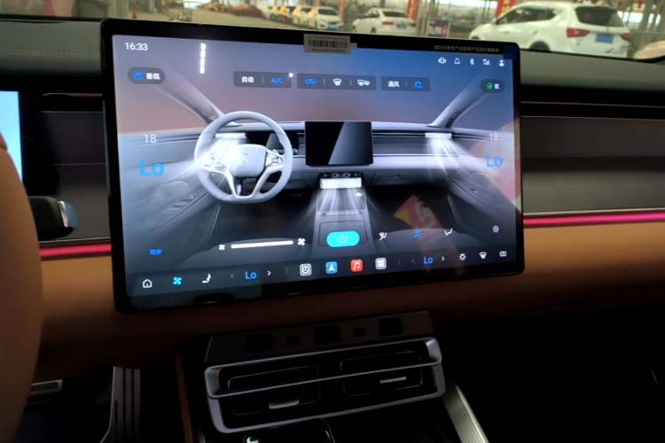 Used BYD Han L 2025 DM-p Four-Wheel-Drive LiDAR Flagship Model Audio And AC Panel