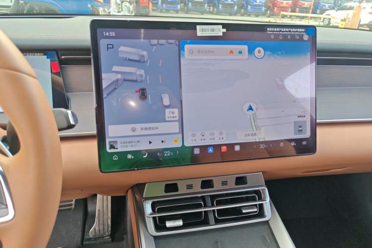 Used BYD Han L 2025 DM-p Four-Wheel-Drive LiDAR Flagship Model Audio And AC Panel