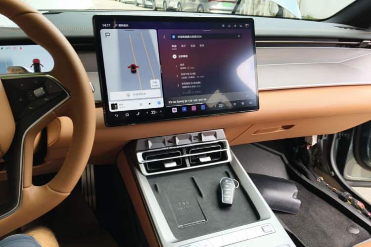Used BYD Han L 2025 DM-p Four-Wheel-Drive LiDAR Flagship Model Audio And AC Panel