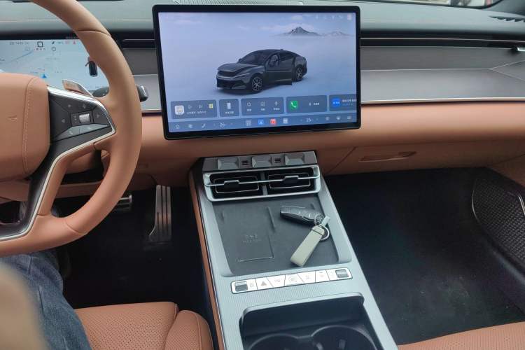 Used BYD Han L 2025 DM-p Four-Wheel-Drive LiDAR Flagship Model Audio And AC Panel