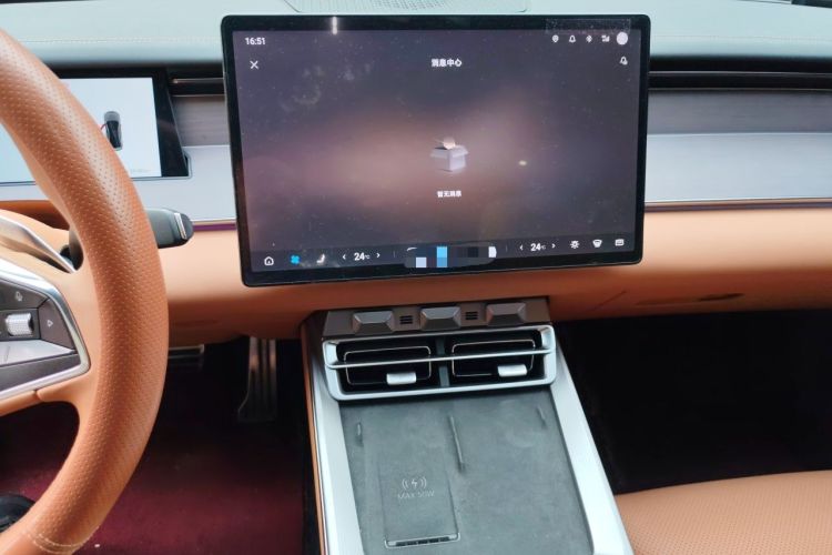 Used BYD Han L 2025 DM-p Four-Wheel-Drive LiDAR Flagship Model Audio And AC Panel