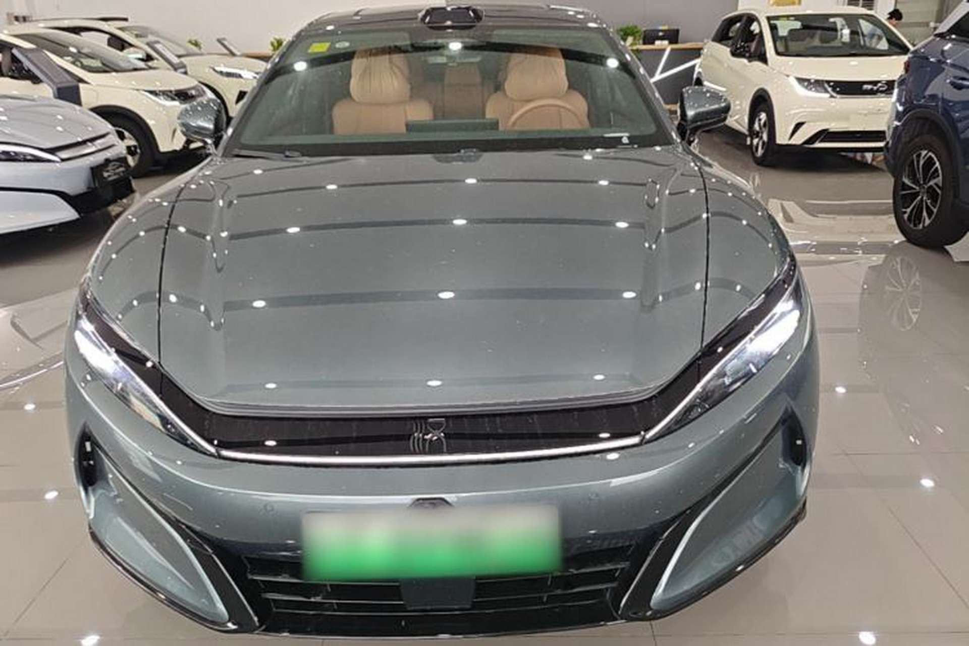 Used BYD Han L 2025 EV Four-Wheel Drive LiDAR Flagship Model Front