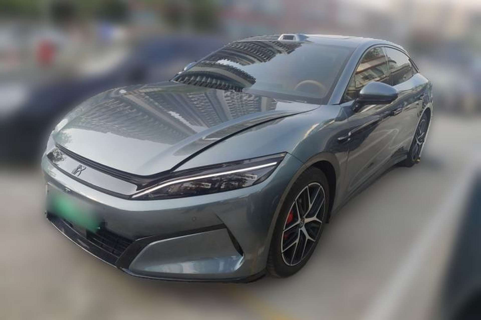 Used BYD Han L 2025 DM-p Four-Wheel-Drive LiDAR Flagship Model Front Left 45 Deg