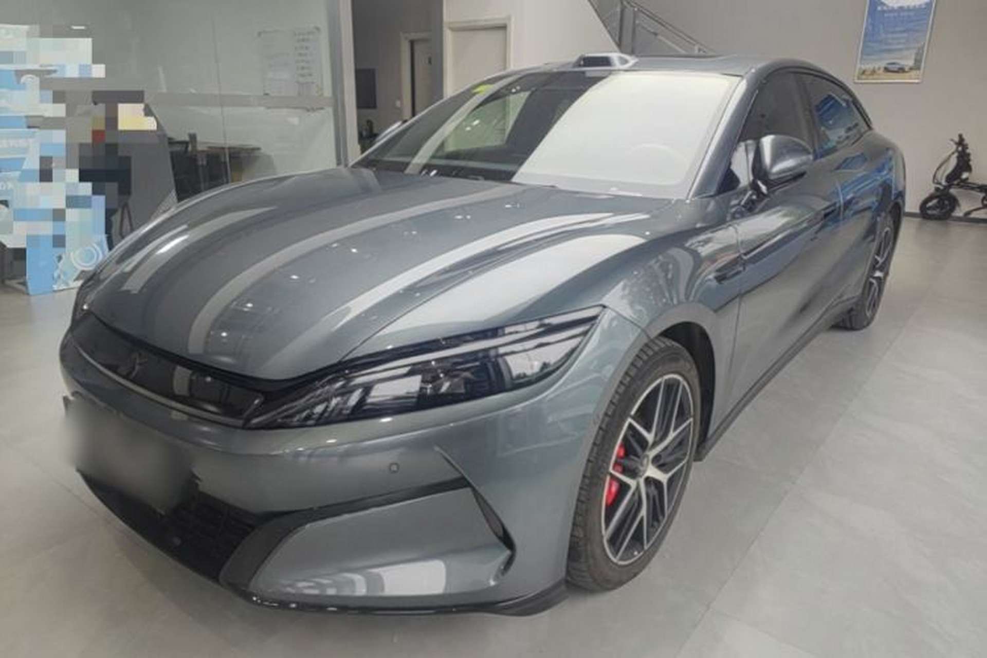Used BYD Han L 2025 DM-p Four-Wheel-Drive LiDAR Flagship Model Front Left 45 Deg