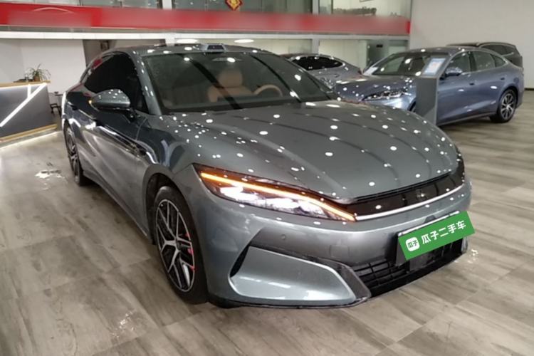 Used BYD Han L 2025 DM-p Four-Wheel-Drive LiDAR Flagship Model Front Right 45 Deg