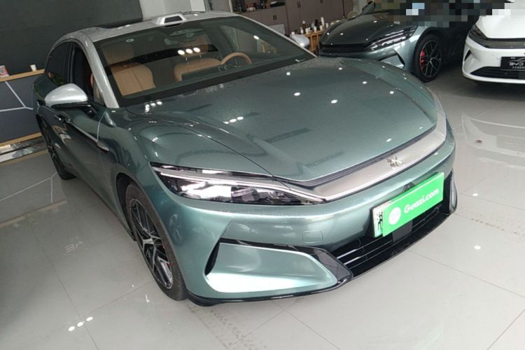 Used BYD Han L 2025 EV Four-Wheel Drive LiDAR Flagship Model Front Right 45 Deg