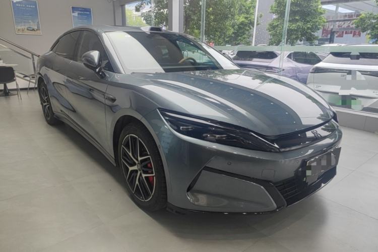 Used BYD Han L 2025 DM-p Four-Wheel-Drive LiDAR Flagship Model Front Right 45 Deg