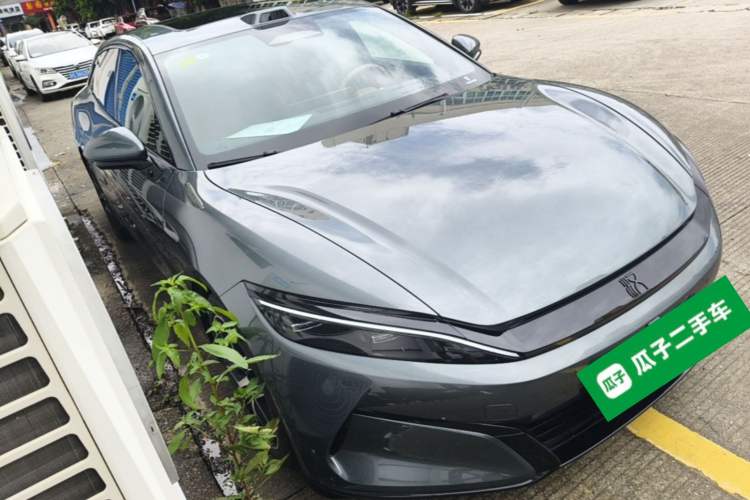 Used BYD Han L 2025 DM-p Four-Wheel-Drive LiDAR Flagship Model Front Right 45 Deg