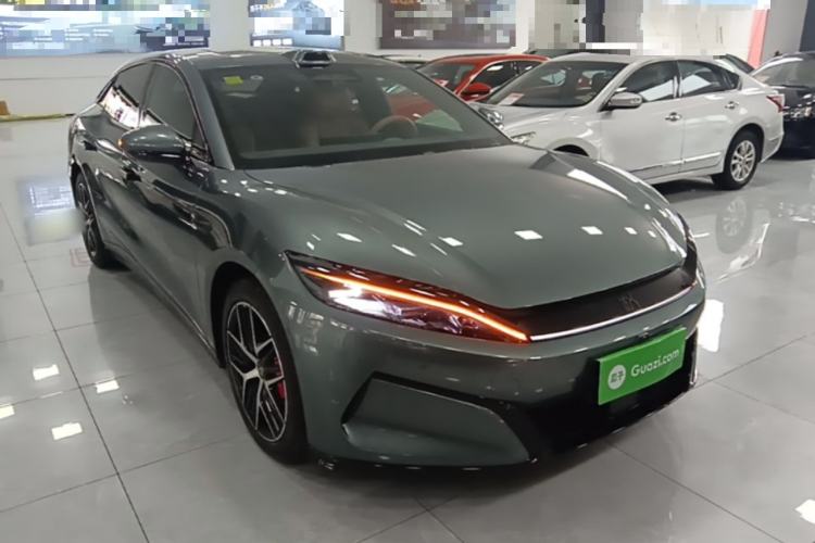 Used BYD Han L 2025 DM-p Four-Wheel-Drive LiDAR Flagship Model Front Right 45 Deg