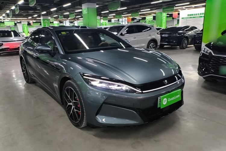 Used BYD Han L 2025 DM-p Four-Wheel-Drive LiDAR Flagship Model Front Right 45 Deg
