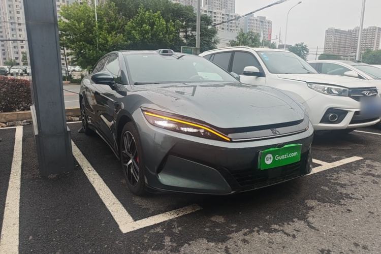 Used BYD Han L 2025 DM-p Four-Wheel-Drive LiDAR Flagship Model Front Right 45 Deg