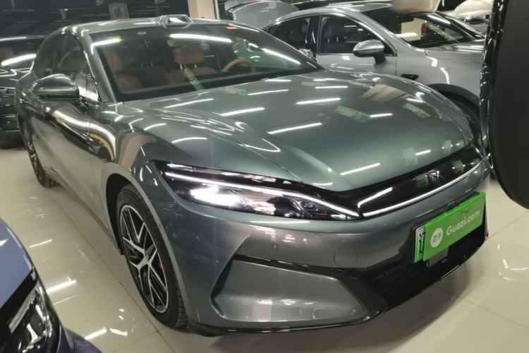 Used BYD Han L 2025 DM-p Four-Wheel-Drive LiDAR Flagship Model Front Right 45 Deg