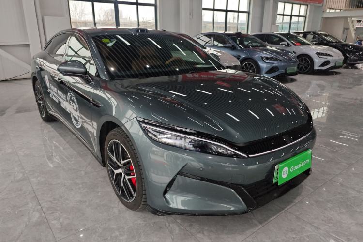 Used BYD Han L 2025 DM-p Four-Wheel-Drive LiDAR Flagship Model Front Right 45 Deg