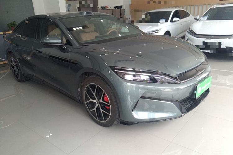 Used BYD Han L 2025 DM-p Four-Wheel-Drive LiDAR Flagship Model Front Right 45 Deg