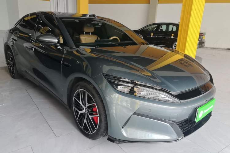 Used BYD Han L 2025 DM-p Four-Wheel-Drive LiDAR Flagship Model Front Right 45 Deg