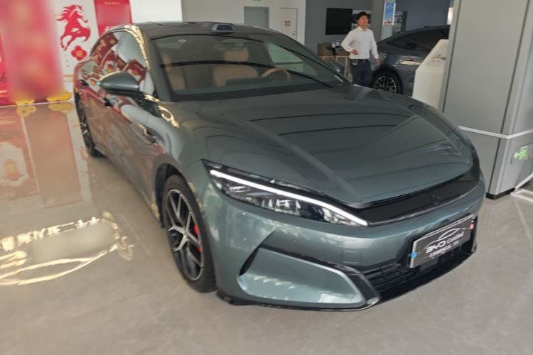 Used BYD Han L 2025 DM-p Four-Wheel-Drive LiDAR Flagship Model Front Right 45 Deg