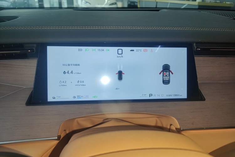 Used BYD Han L 2025 DM-p Four-Wheel-Drive LiDAR Flagship Model Instrument Cluster