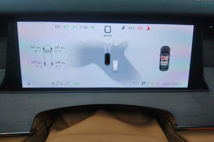 Used BYD Han L 2025 DM-p Four-Wheel-Drive LiDAR Flagship Model Instrument Cluster