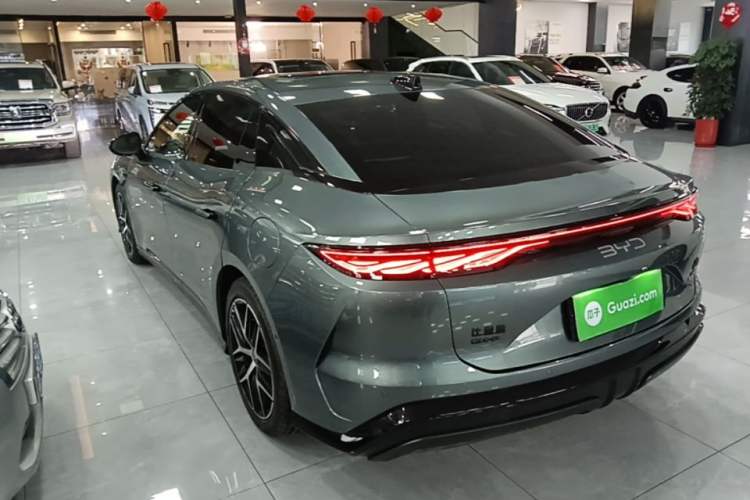 Used BYD Han L 2025 DM-p Four-Wheel-Drive LiDAR Flagship Model Rear Left 45 Deg