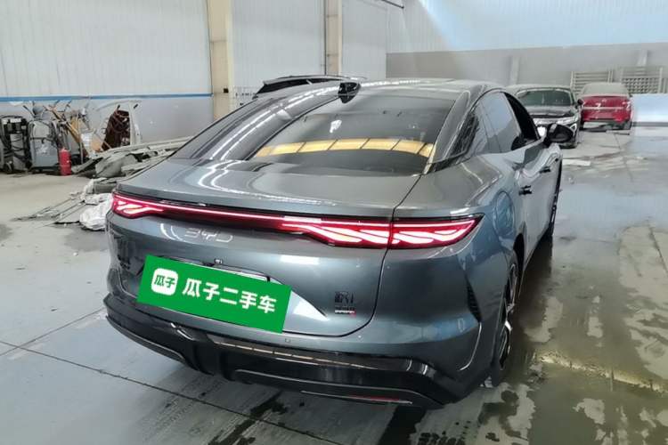 Used BYD Han L 2025 DM-p Four-Wheel-Drive LiDAR Flagship Model Rear Right 45 Deg