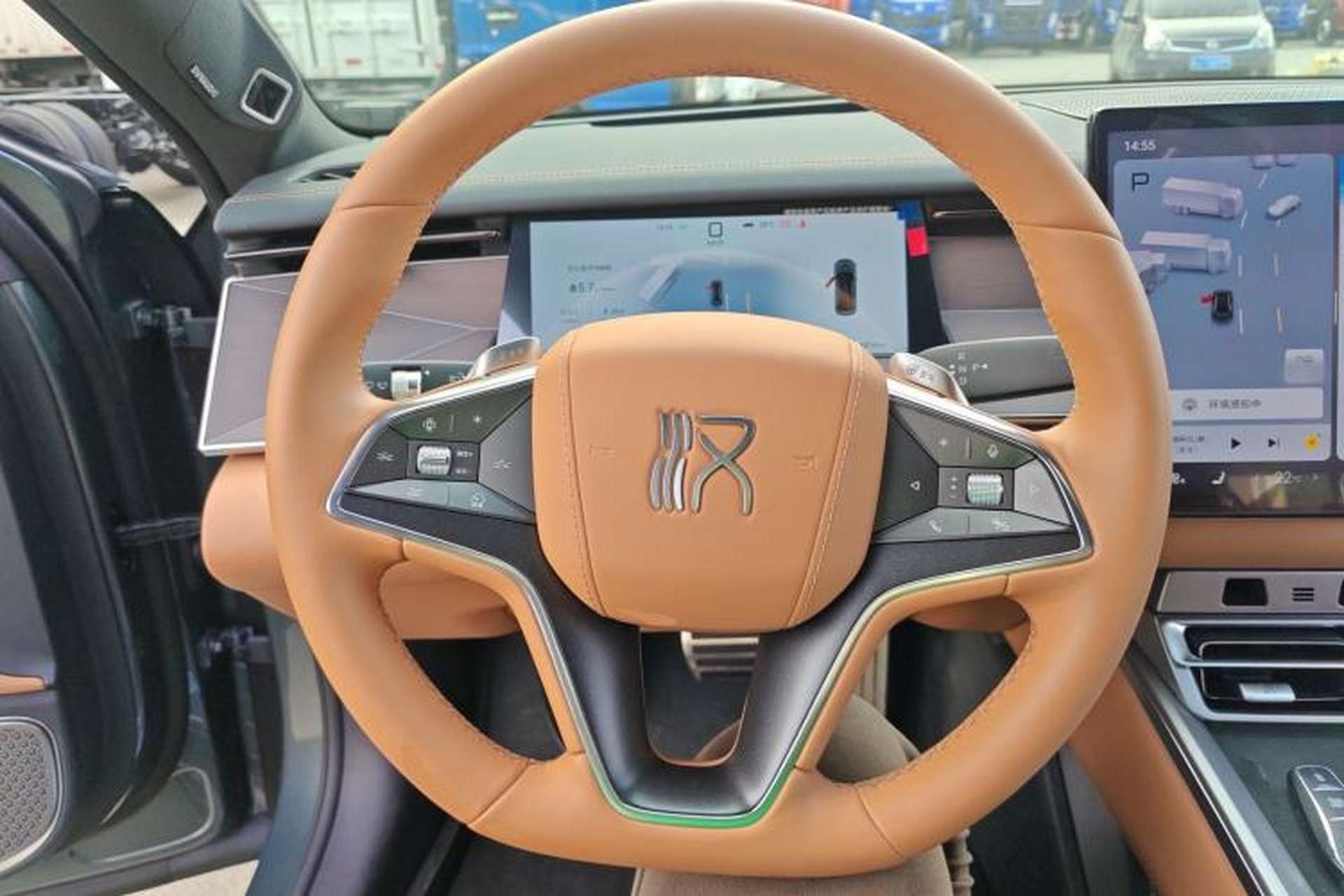 Used BYD Han L 2025 DM-p Four-Wheel-Drive LiDAR Flagship Model Steering Wheel