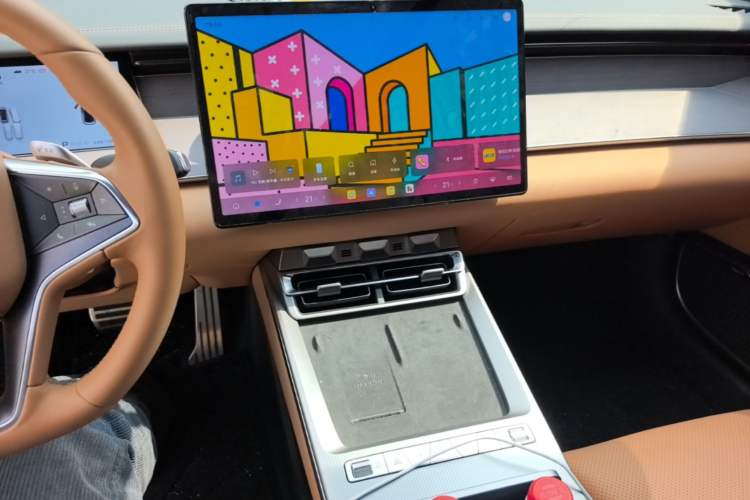 Used BYD Han L 2025 EV Four-Wheel Drive LiDAR Flagship Model Audio And AC Panel