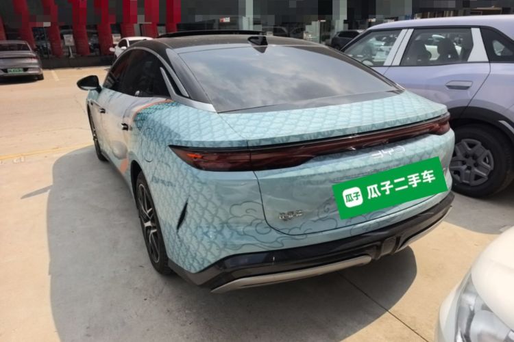Used BYD Han L 2025 EV Four-Wheel Drive LiDAR Flagship Model Rear Left 45 Deg