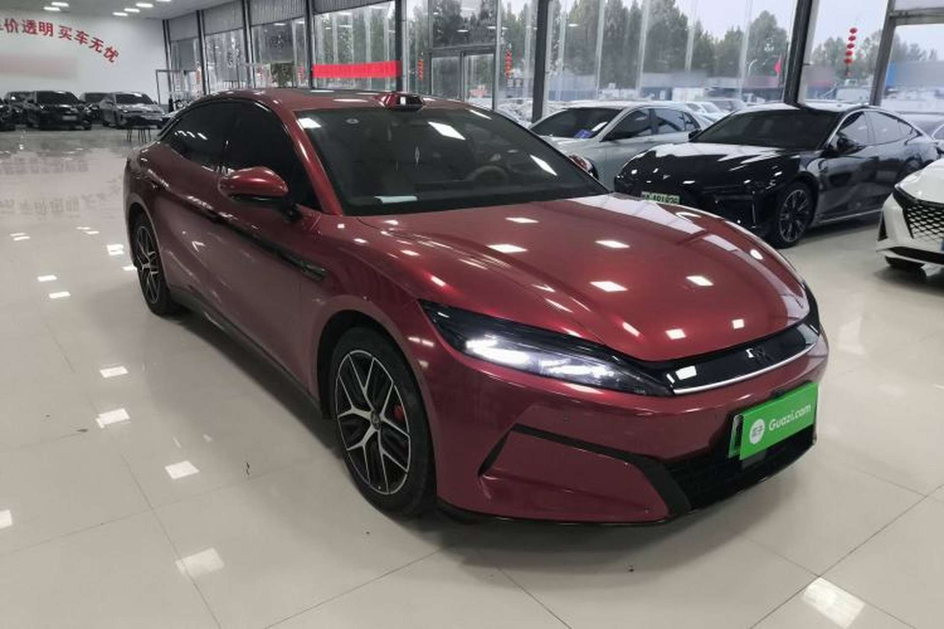 Used BYD Han L 2025 DM-p Four-Wheel-Drive LiDAR Flagship Model Front Right 45 Deg