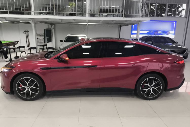 Used BYD Han L 2025 DM-p Four-Wheel-Drive LiDAR Flagship Model Left Side