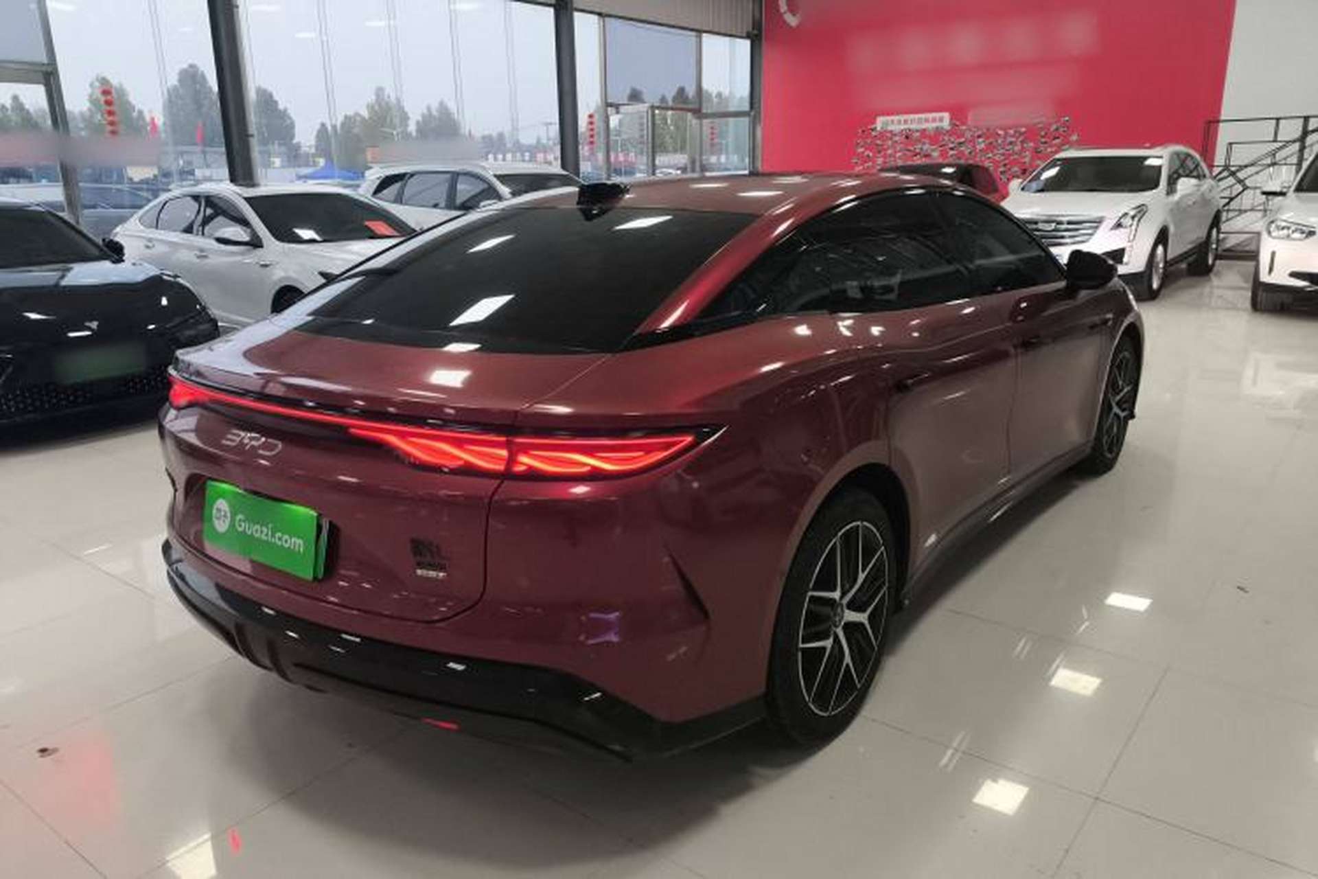 Used BYD Han L 2025 DM-p Four-Wheel-Drive LiDAR Flagship Model Rear Right 45 Deg