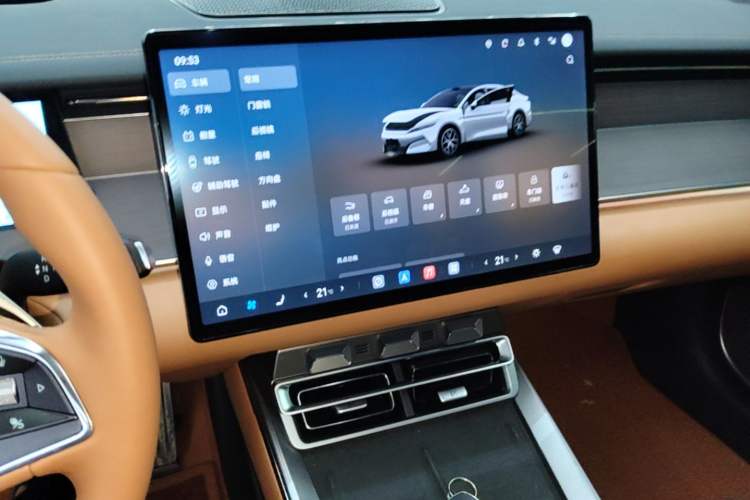 Used BYD Han L 2025 EV Four-Wheel Drive LiDAR Flagship Model Audio And AC Panel