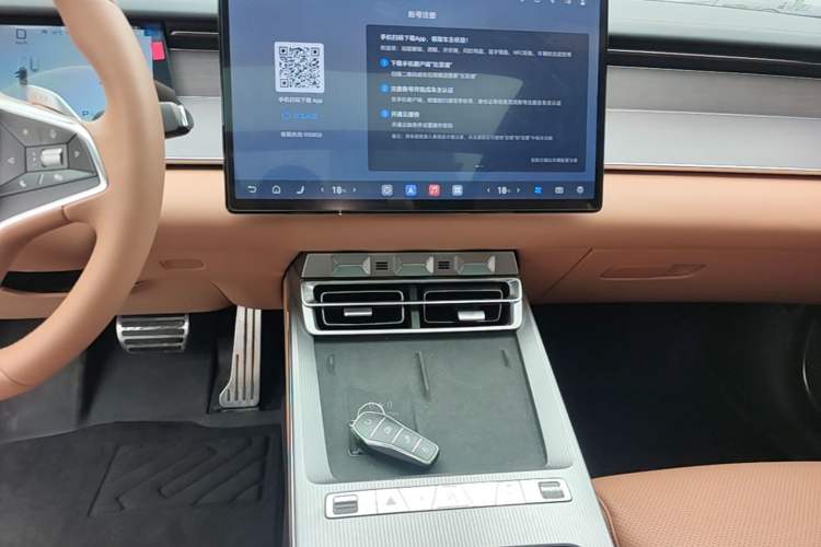 Used BYD Han L 2025 EV Four-Wheel Drive LiDAR Flagship Model Audio And AC Panel