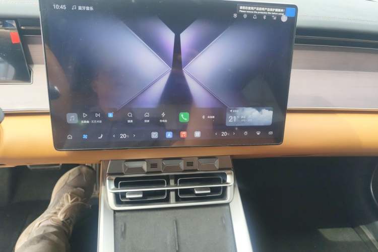 Used BYD Han L 2025 EV Four-Wheel Drive LiDAR Flagship Model Audio And AC Panel
