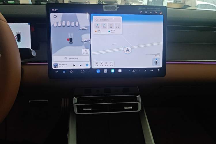 Used BYD Han L 2025 EV Four-Wheel Drive LiDAR Flagship Model Audio And AC Panel