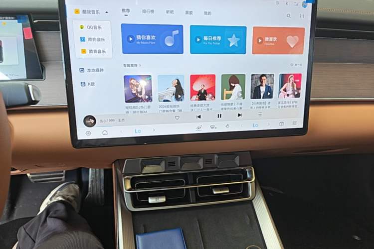 Used BYD Han L 2025 DM-p Four-Wheel-Drive LiDAR Flagship Model Audio And AC Panel
