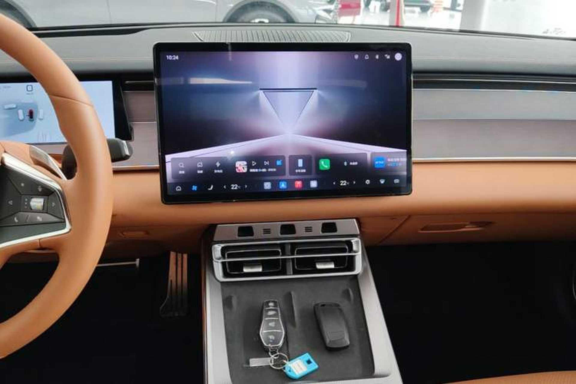 Used BYD Han L 2025 EV Four-Wheel Drive LiDAR Flagship Model Audio And AC Panel