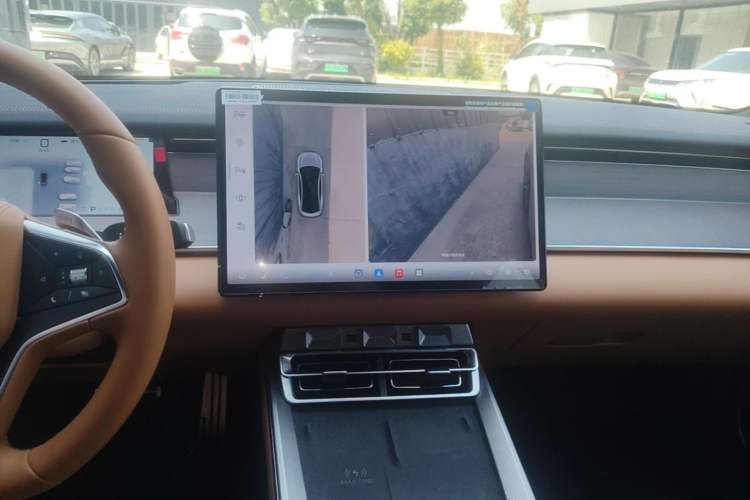 Used BYD Han L 2025 EV Four-Wheel Drive LiDAR Flagship Model Audio And AC Panel