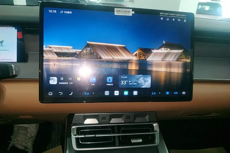 Used BYD Han L 2025 EV Four-Wheel Drive LiDAR Flagship Model Audio And AC Panel