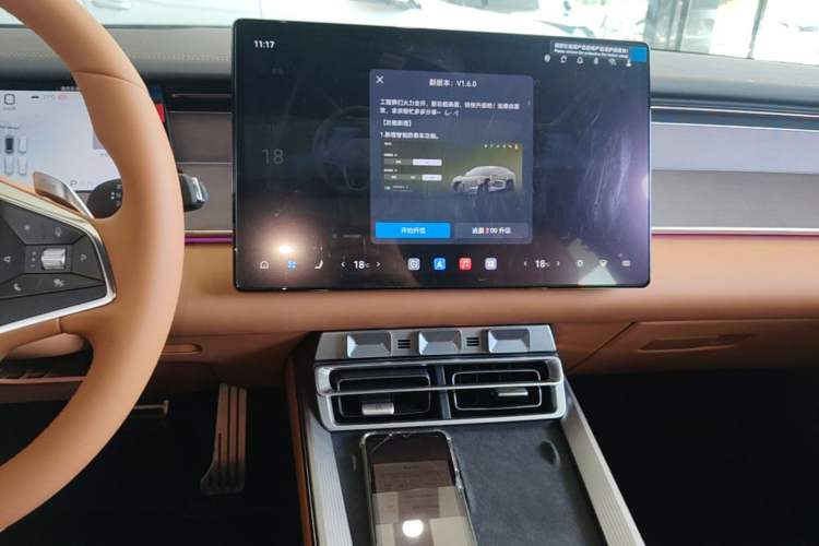 Used BYD Han L 2025 EV Four-Wheel Drive LiDAR Flagship Model Audio And AC Panel