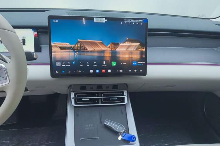 Used BYD Han L 2025 DM-i 200km LiDAR Flagship Model Audio And AC Panel