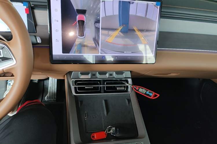 Used BYD Han L 2025 EV Four-Wheel Drive LiDAR Flagship Model Audio And AC Panel
