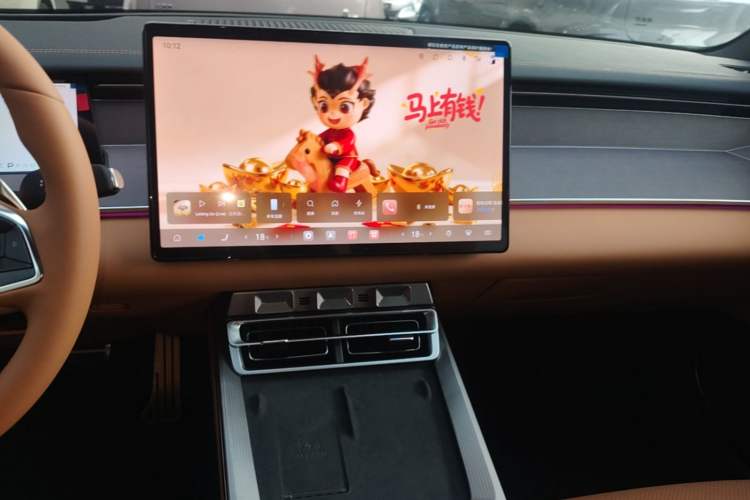 Used BYD Han L 2025 EV Four-Wheel Drive LiDAR Flagship Model Audio And AC Panel