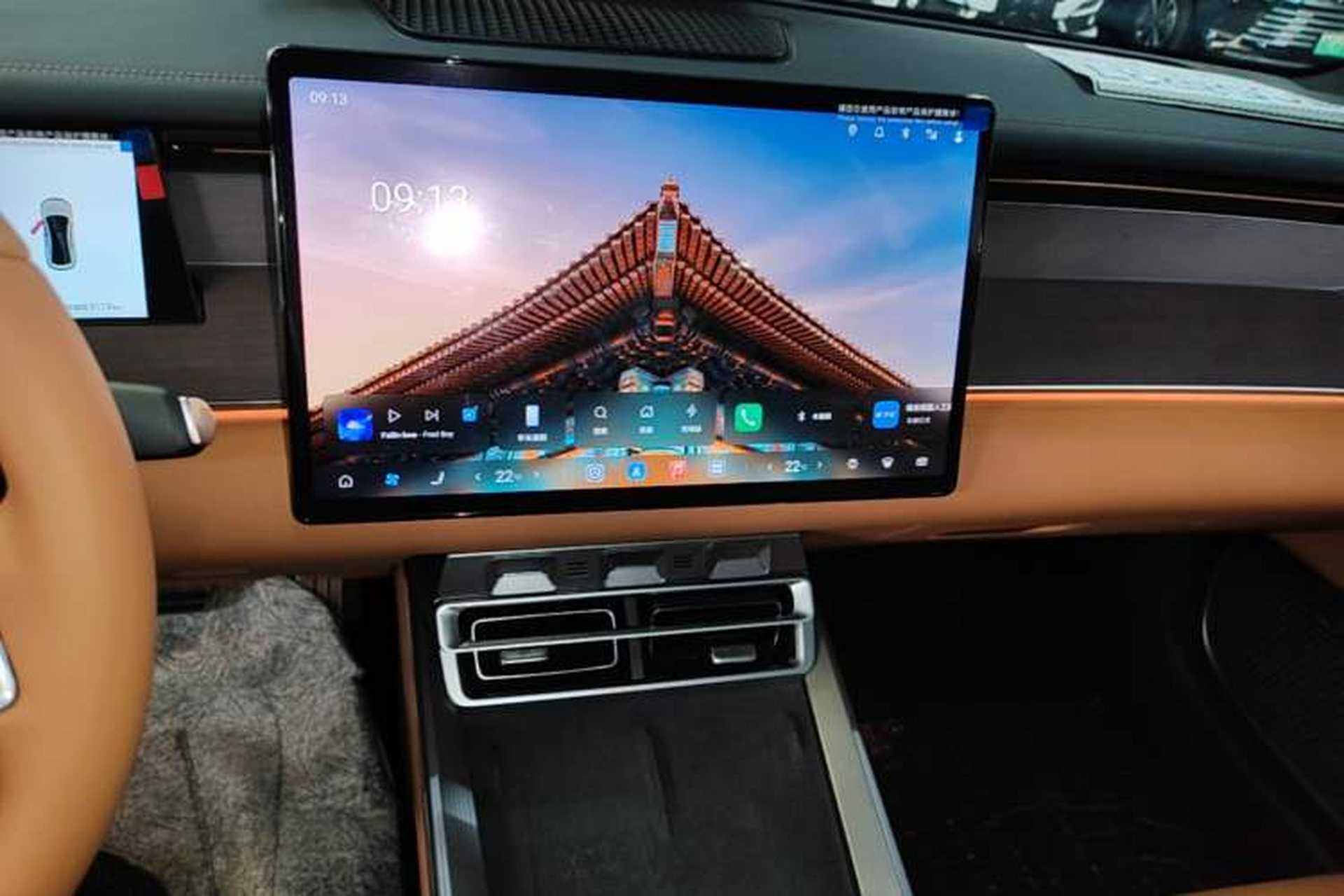 Used BYD Han L 2025 EV Four-Wheel Drive LiDAR Flagship Model Audio And AC Panel