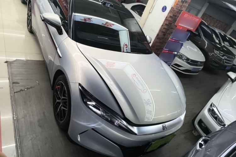 Used BYD Han L 2025 EV Four-Wheel Drive LiDAR Flagship Model Front Right 45 Deg
