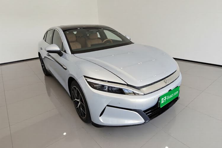 Used BYD Han L 2025 EV Four-Wheel Drive LiDAR Flagship Model Front Right 45 Deg